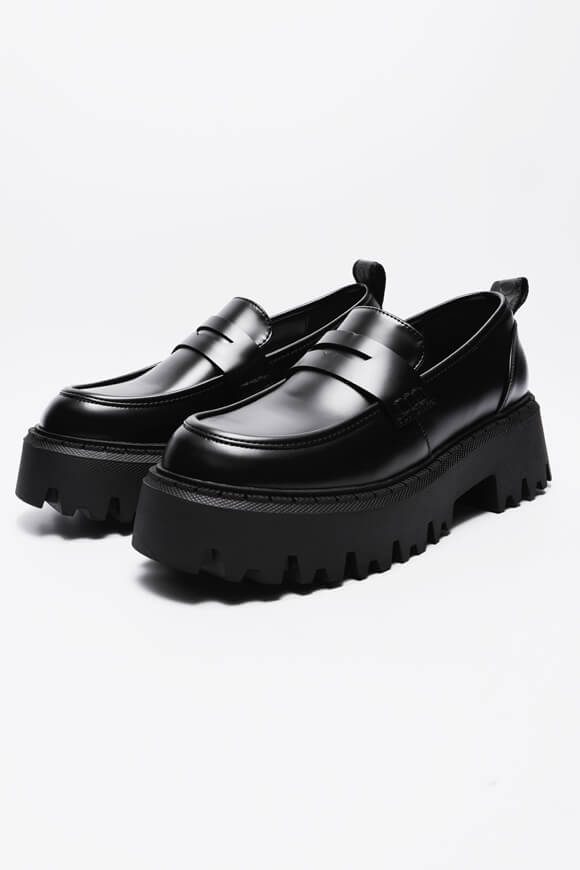 Buffalo Aspen Plateau-Loafer - Black EU42 Herren