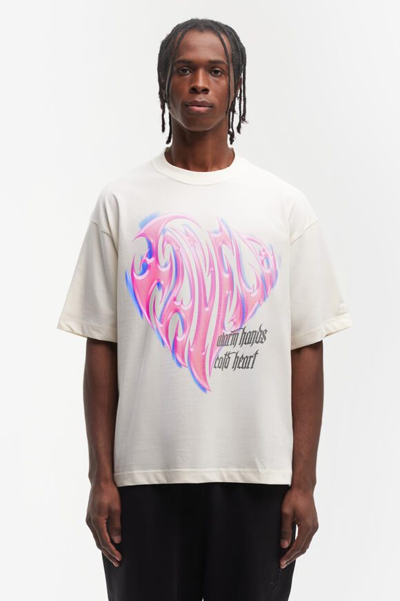 Favela Cold Hearts Oversize T-Shirt - Vanilla S Herren