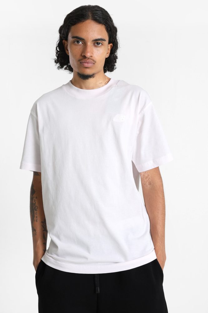 New Balance Sport Essentials T-Shirt - Pink Salt S Herren