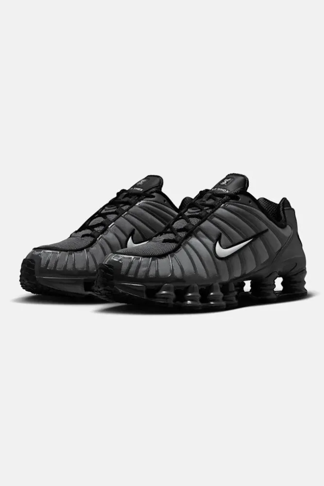 Nike Shox TL Sneaker - Iron Grey + White + Black EU42.5 Herren