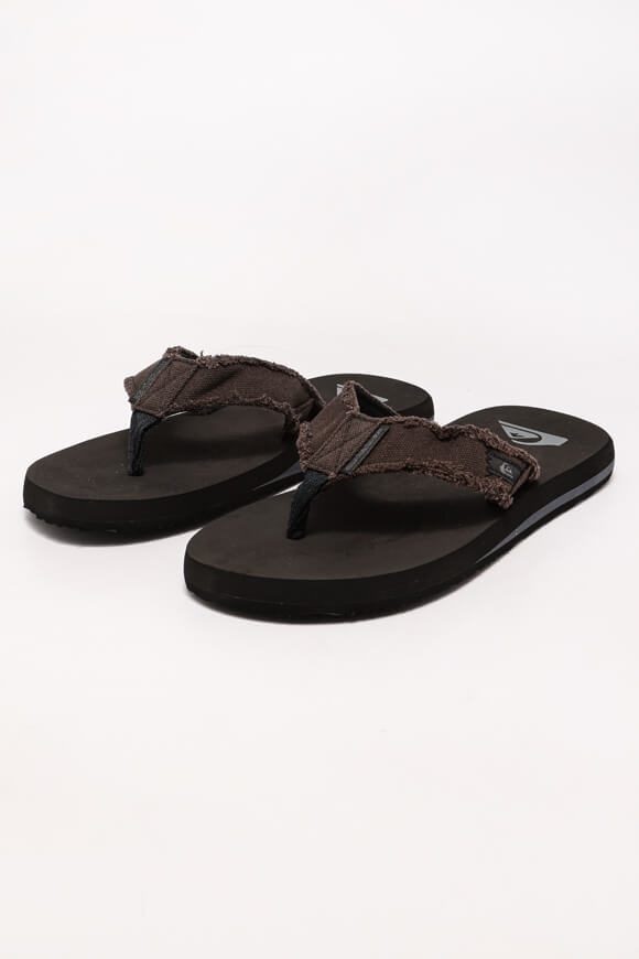 Quiksilver Monkey Abyss Flip Flops - Brown + Black EU41 Herren