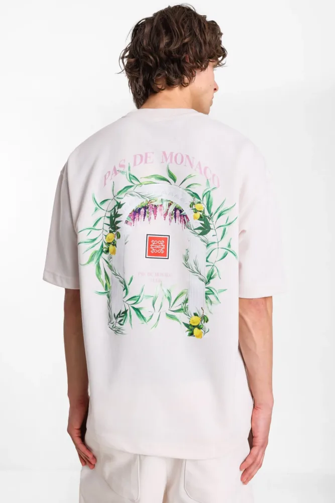 Pas dé Monacó Arche T-Shirt - Light Pink S Herren