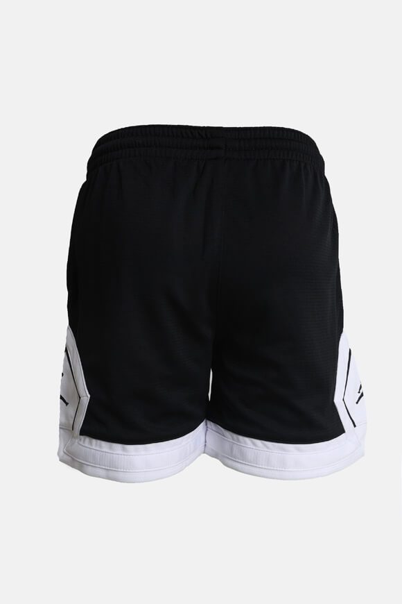 Jordan Diamond Mesh Shorts - Black + White L Kids