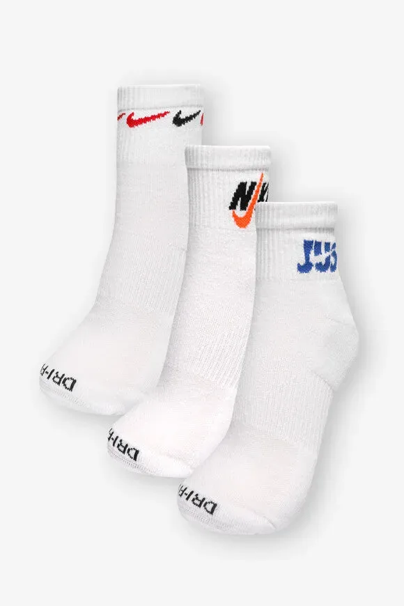 Nike Dreierpack Socken - Weiss EU46-50