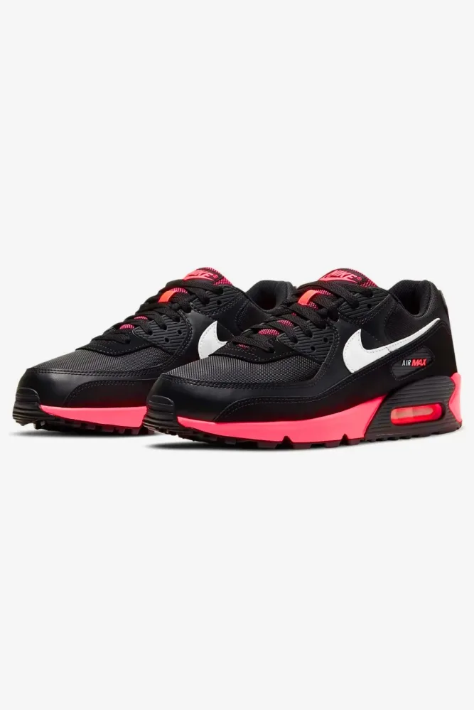 Nike Air Max 90 Sneaker - Black + White + Racer Pink EU39 Damen