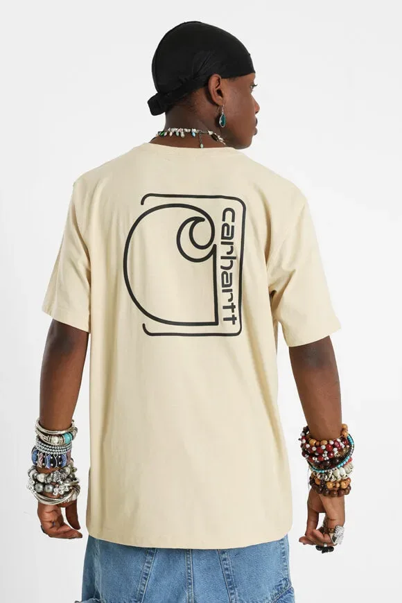 Carhartt Workwear Oversize T-Shirt - Beach L Herren
