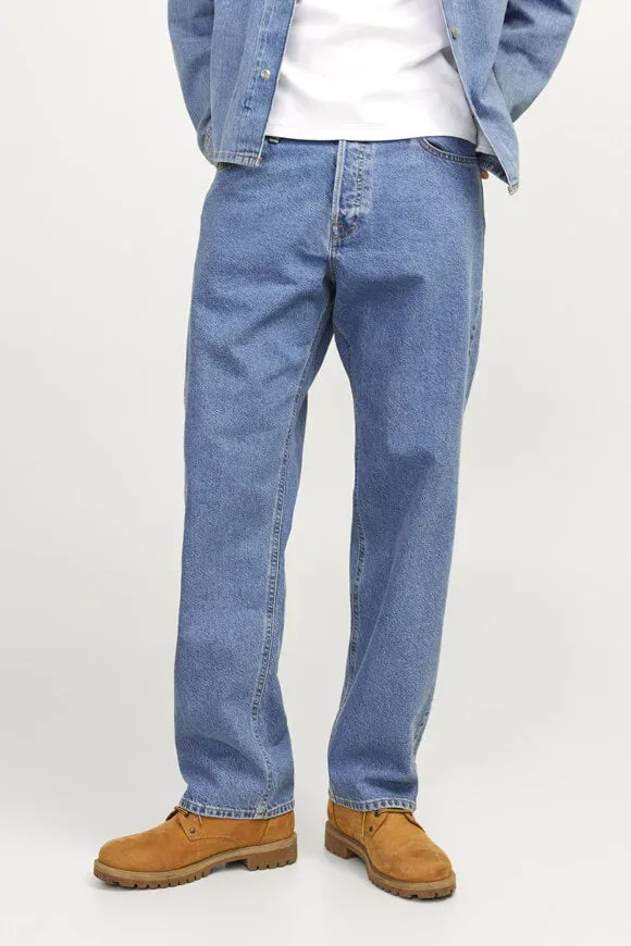 Jack & Jones Eddie Jeans Loose Fit L32 - Medium Blue 27/32 Herren