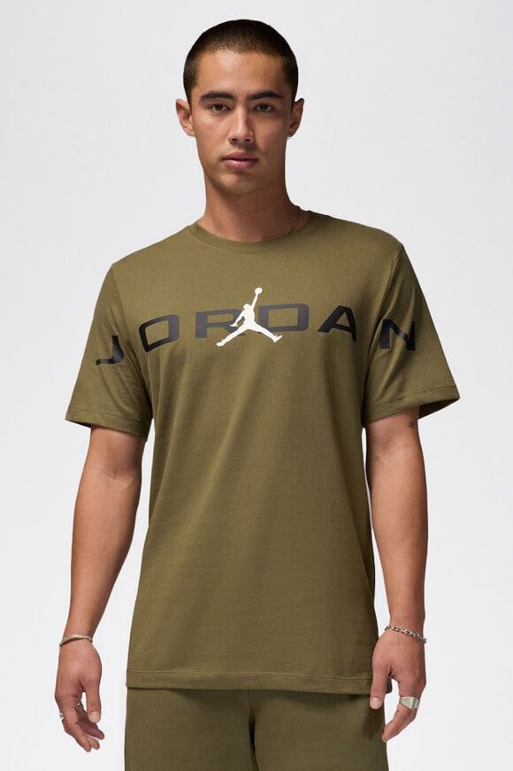 Jordan Air T-Shirt - Medium Olive L Herren