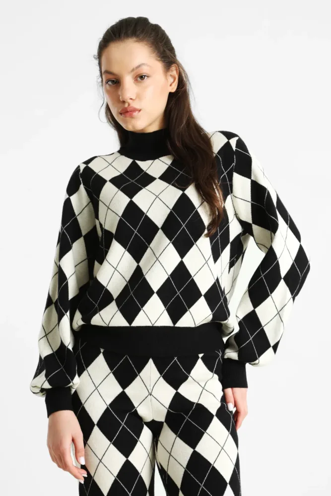 Only ONLANNY Strickpullover - Black + Whitecap XS Damen