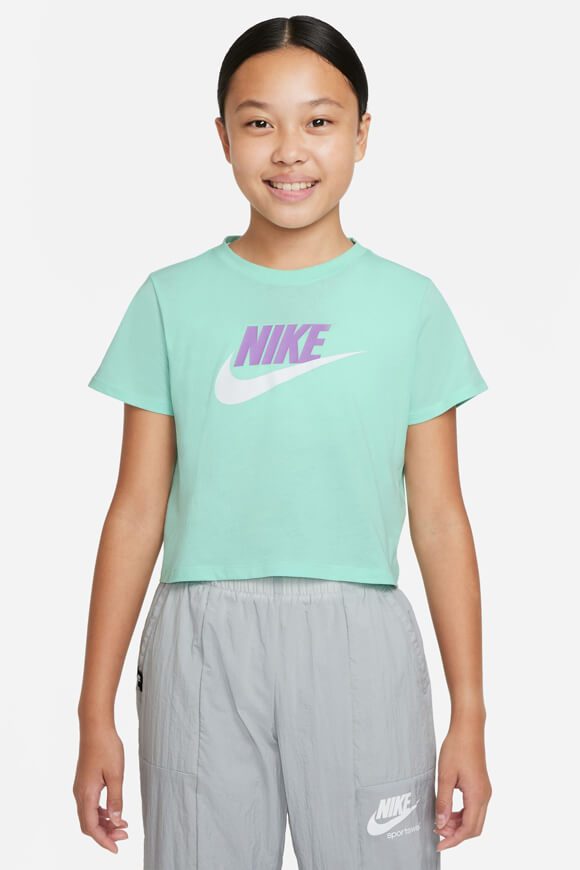 Nike Crop T-Shirt - Mint Foam M Kids