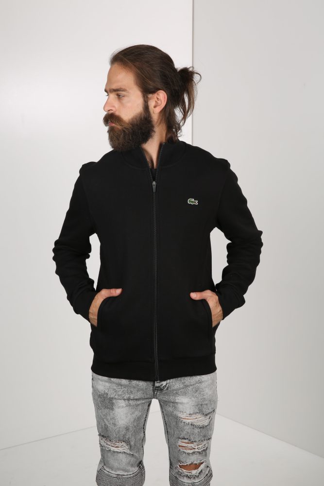 Lacoste - Sweatjacke, für Herren, Schwarz, Größe M