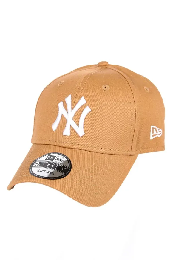 New Era 9Forty Cap / Strapback - Hellbraun + Weiss Einheitsgroesse Herren
