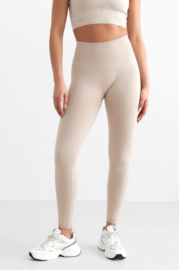 Aimn Seamless Leggings - Beige Heather M Damen
