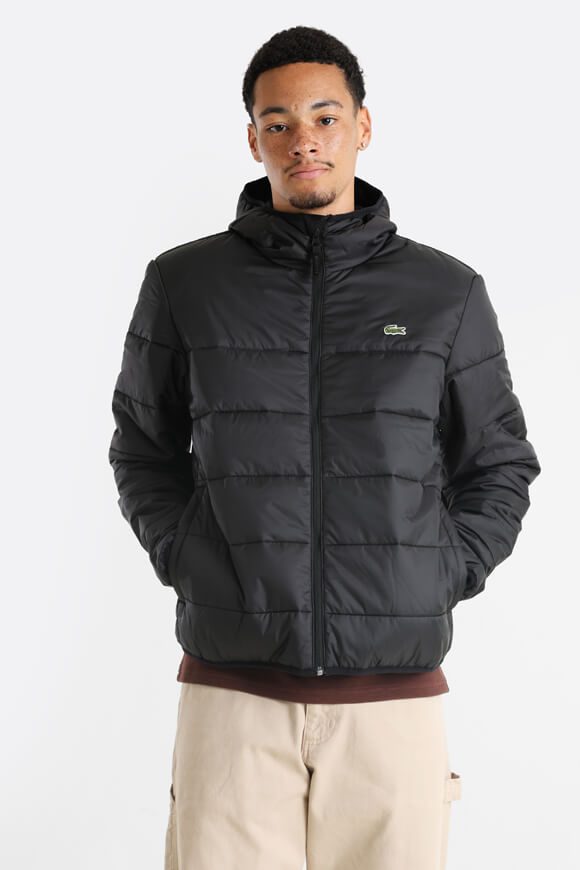 Lacoste Gesteppte Jacke - Black S Herren
