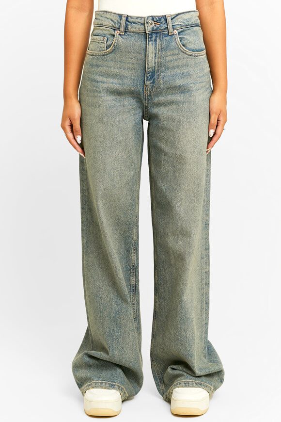 Tally Weijl High Waist Wide Leg Jeans - Blue Washed 34 Damen
