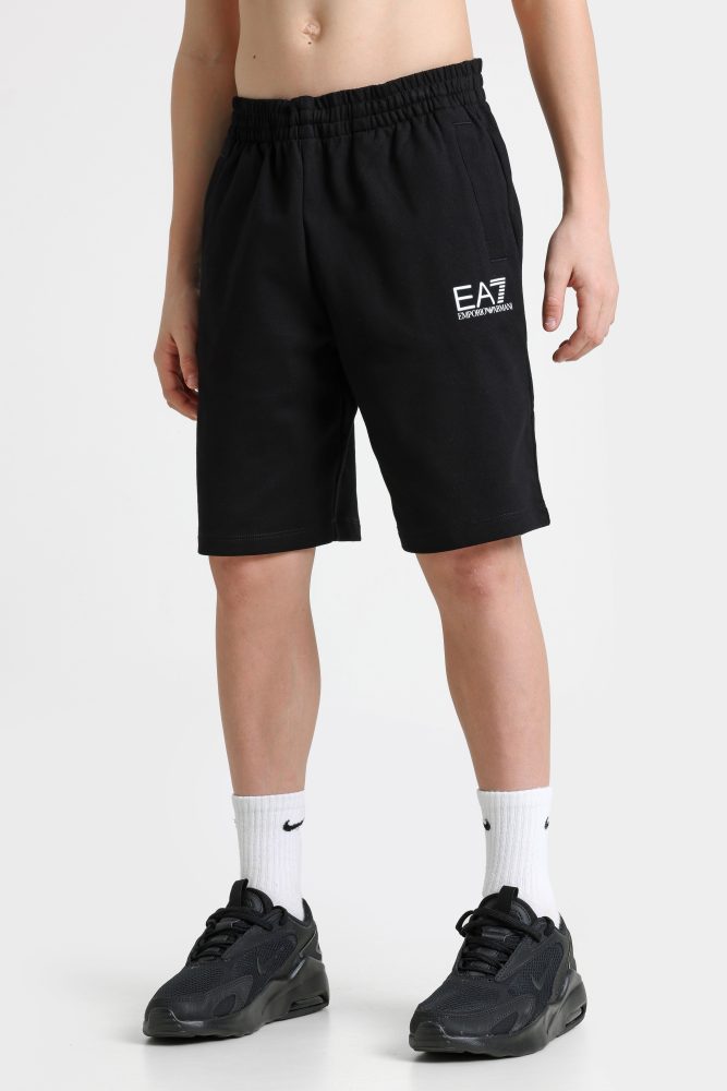 EA7 Emporio Armani Sweatshorts - Black + White 12 Kids