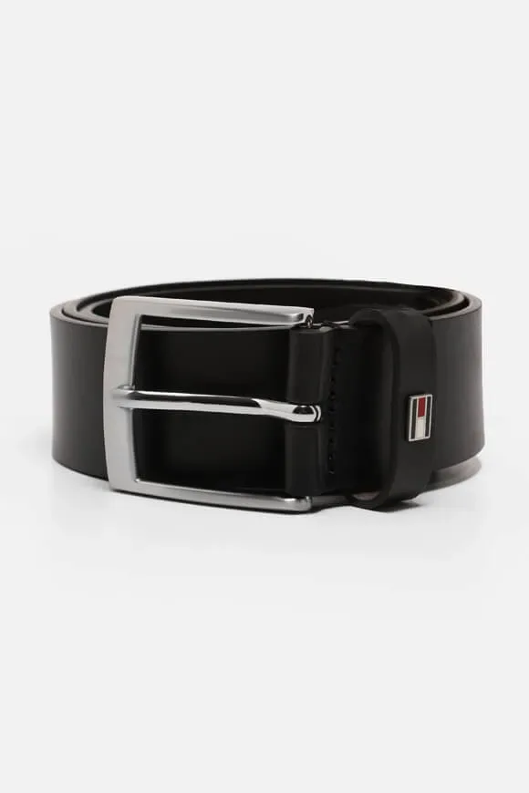 Tommy Jeans Ledergürtel - Black 95 Herren