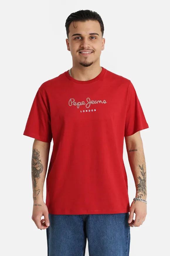 Pepe Jeans T-Shirt - Rugby Red S Herren