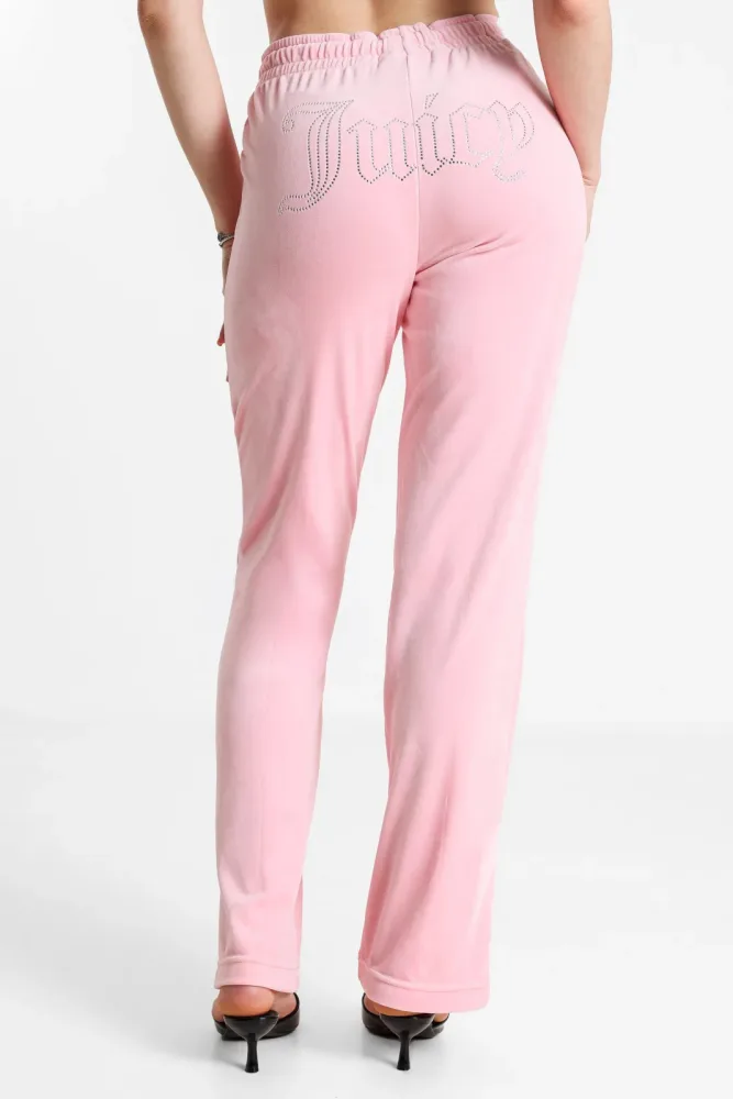 Juicy Couture Tina Samt Hose - Juicy Pink M Damen
