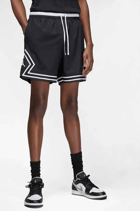 Jordan Woven Diamond Trainingsshorts - Black + White L Herren
