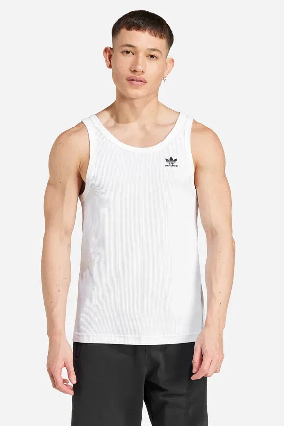 Adidas Originals Essentials geripptes Tanktop - White M Herren