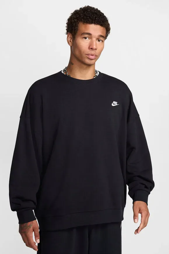 Nike Club Fleece Oversize Sweatshirt - Black M Herren