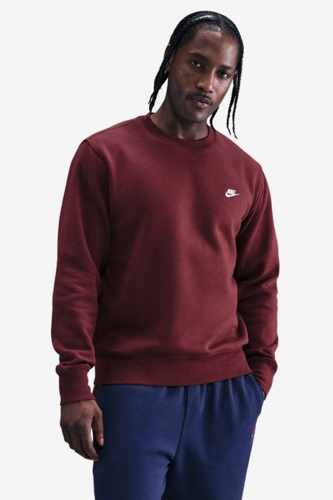 Nike Sportswear Club Sweatshirt - Dark Team Red M Herren