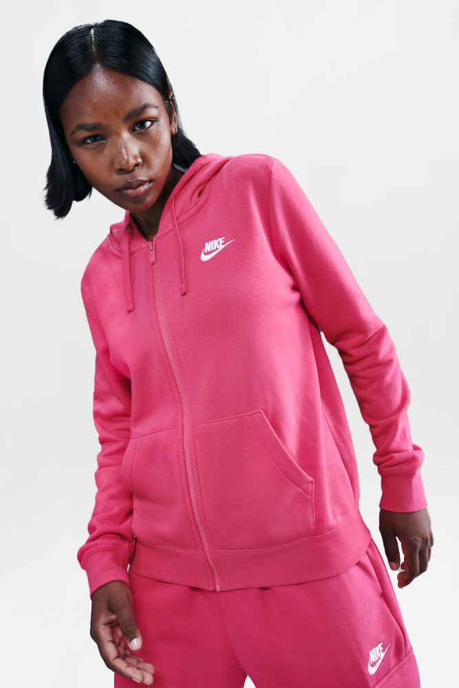 Nike Kapuzensweatjacke - Rush Pink S Damen