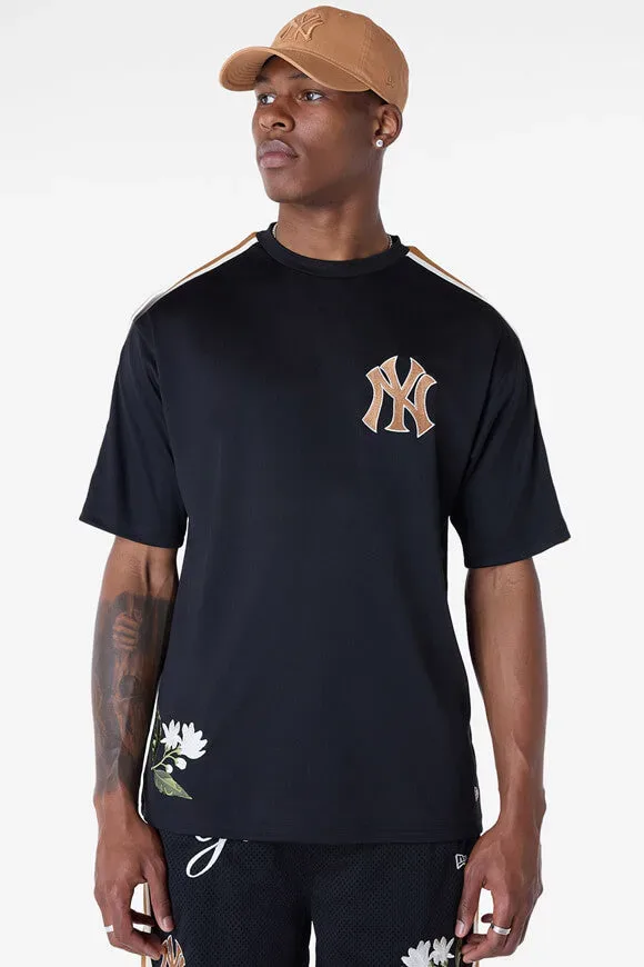 New Era MLB Floral Oversize T-Shirt - Black S Herren