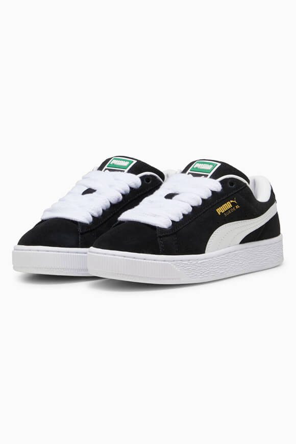 Puma Suede XL Sneaker - Black + White EU37 Kids