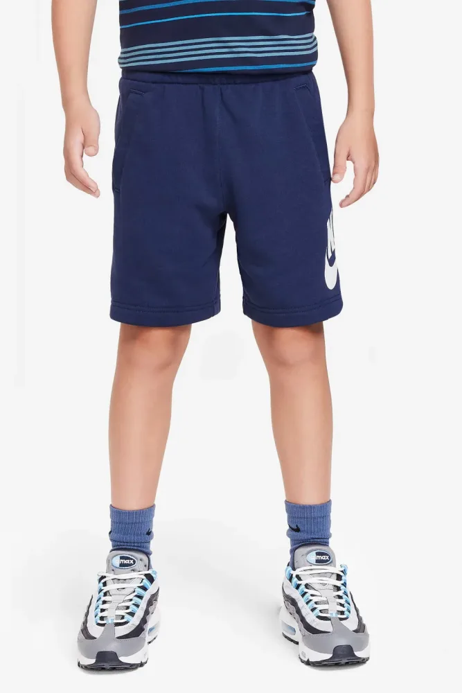 Nike Club Fleece Sweatshorts - Midnight Navy M Kids