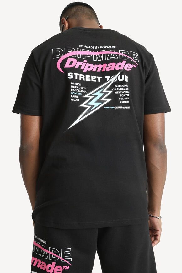 Dripmade Oversize T-Shirt - Jet Black M Herren