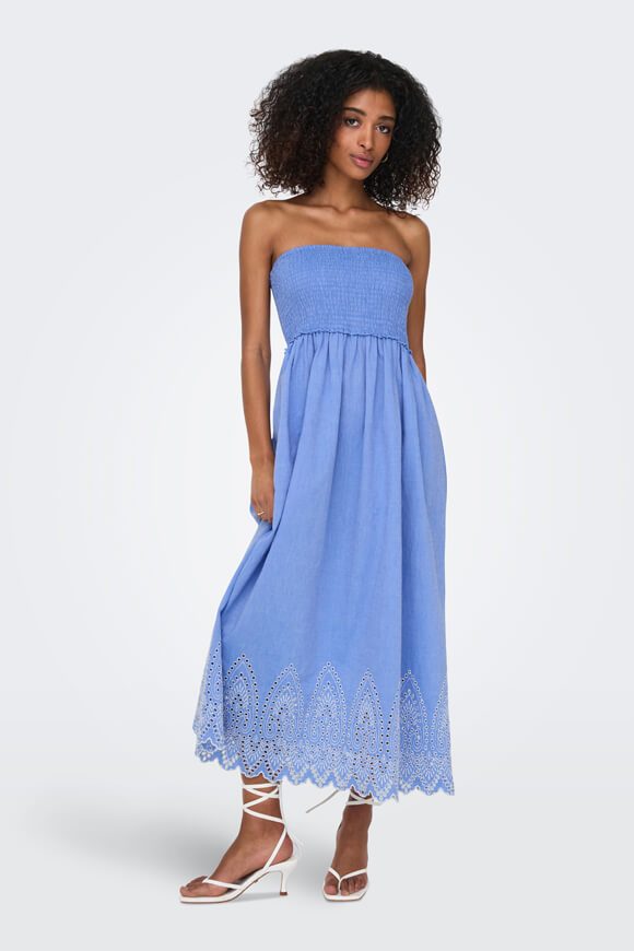 Only ONLTULUM Bandeaukleid - Blue Bonnet XS Damen