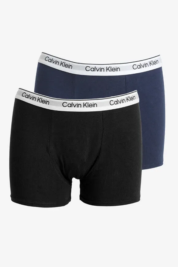 Calvin Klein Underwear Doppelpack Boxershorts - Navy + Black 16 Kids