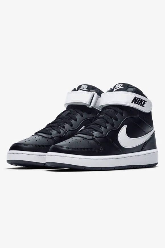 Nike Court Borough 2 Sneaker - Black + White EU37.5 Kids