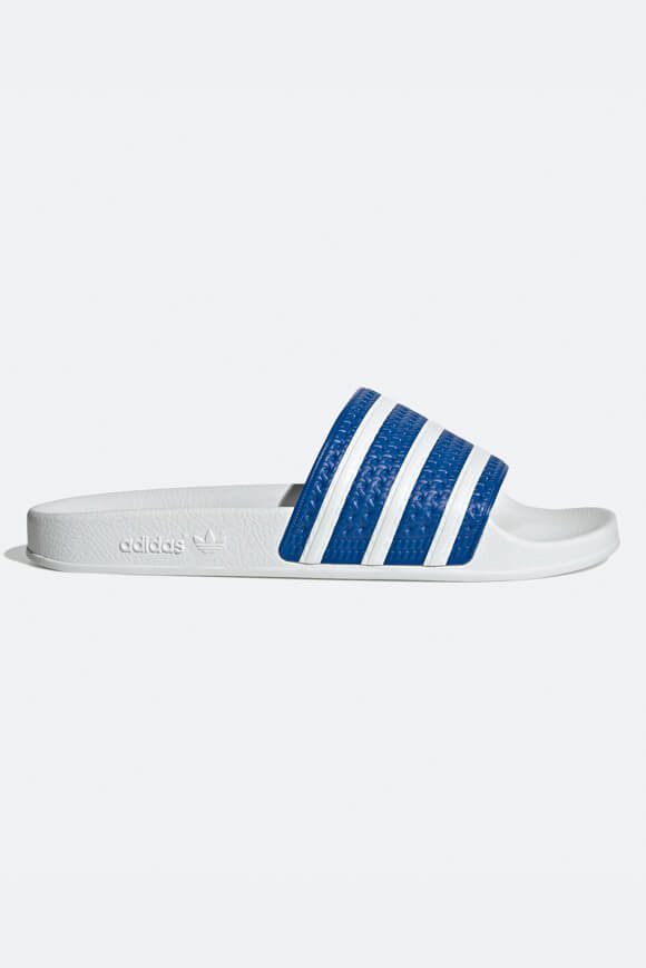 Adidas Originals Adilette Pantoletten - Blue + Cloud White EU37 Damen