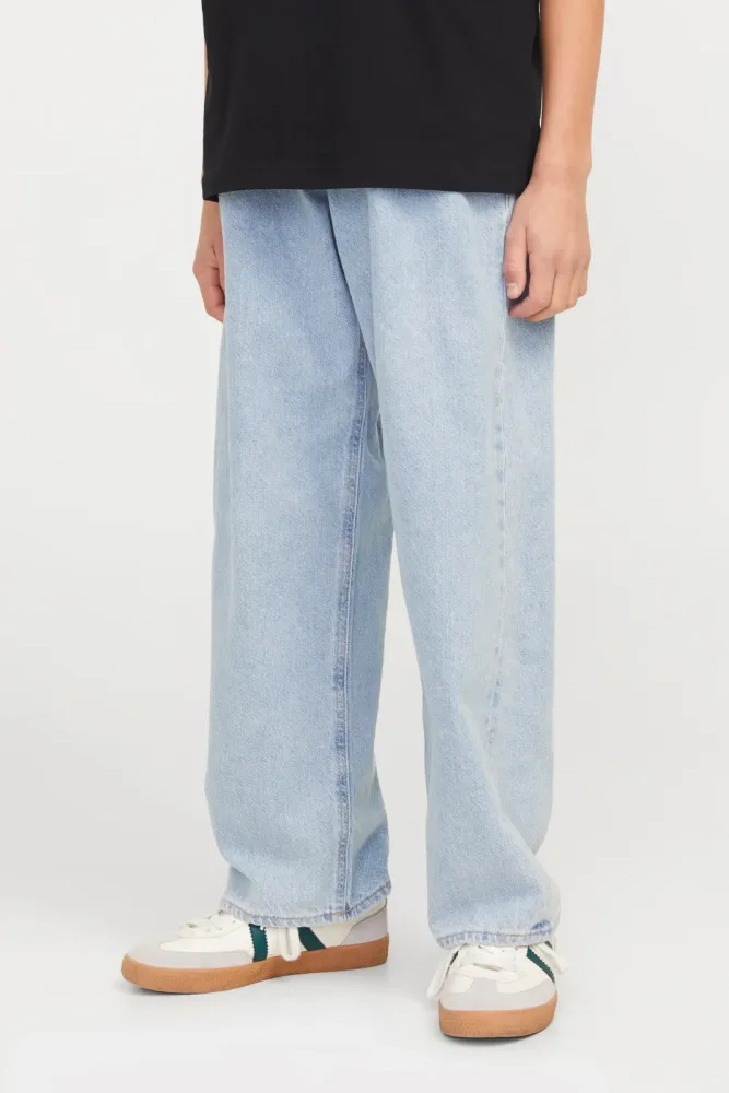 Jack & Jones Junior Alex Baggy Fit Jeans - Blue Denim 152 Kids