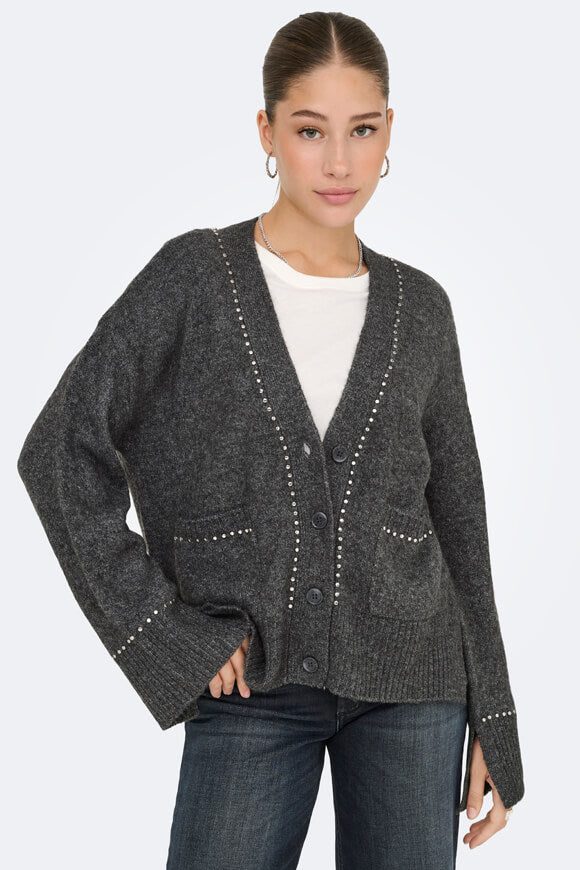 Only ONLELSIE Cardigan - Medium Grey Melange S Damen