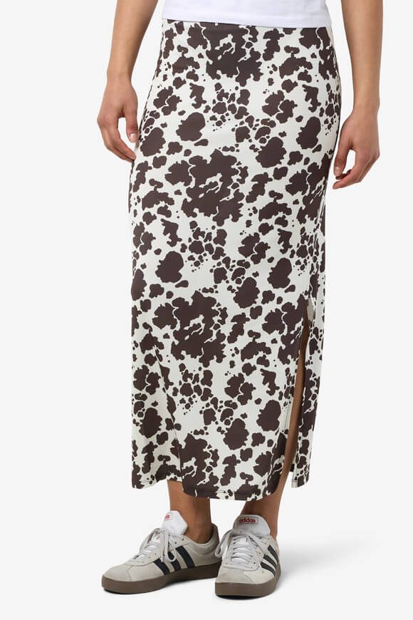Noisy May NMSTELLA Midirock - Brown + Offwhite XS Damen