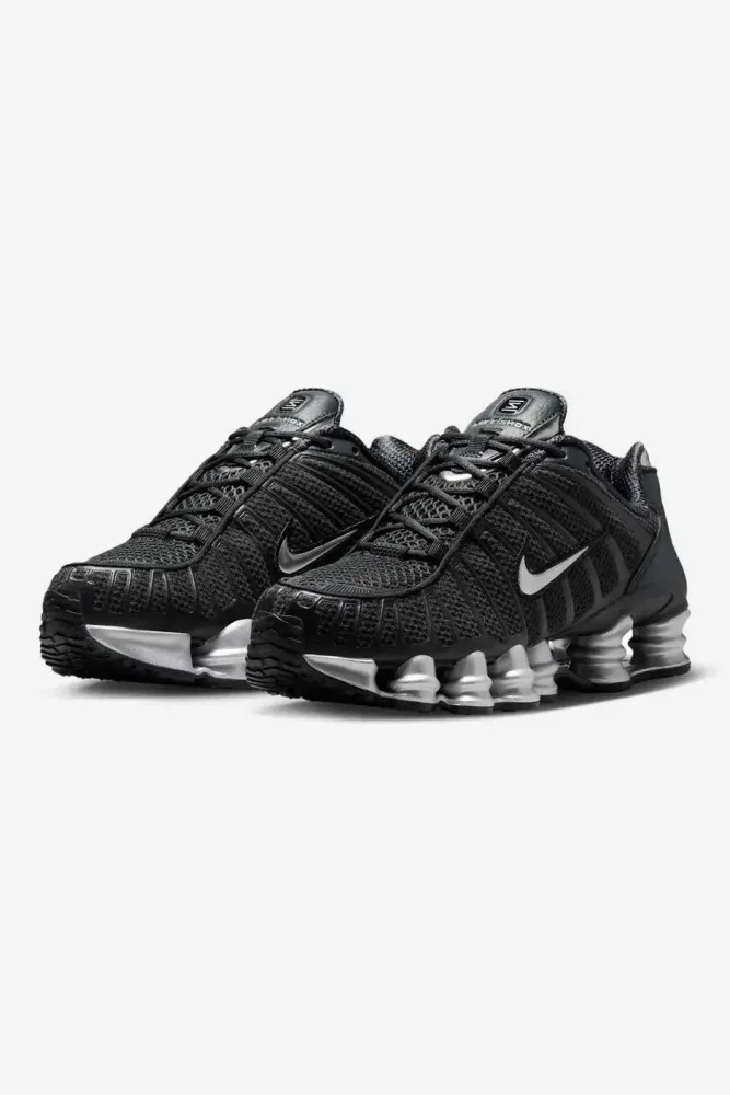 Nike Shox TL Sneaker - Off Noir + Metallic Silver EU38 Damen