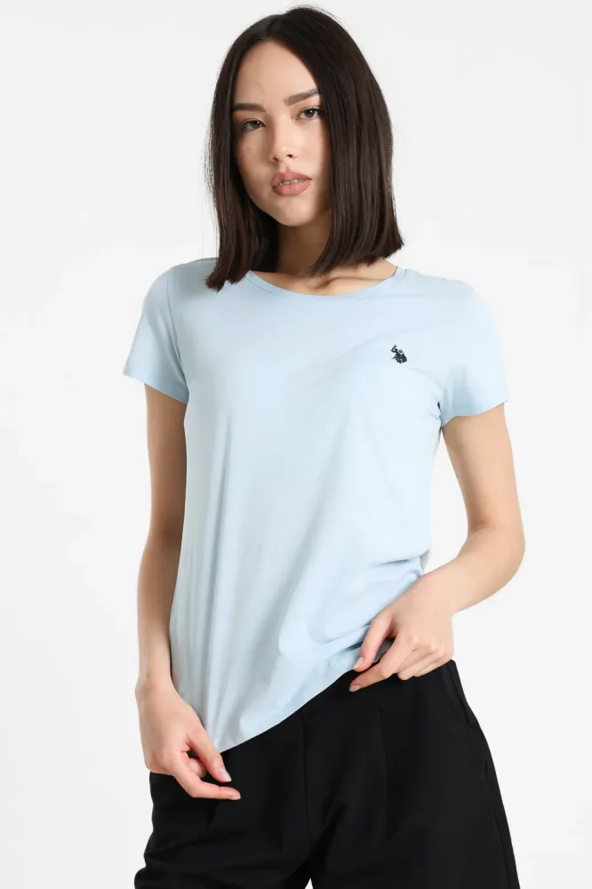 U.S. Polo Assn. T-Shirt - Light Blue M Damen