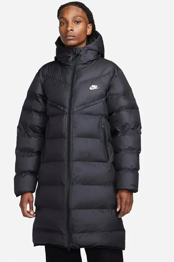 Nike Puffer Parka - Black M Herren