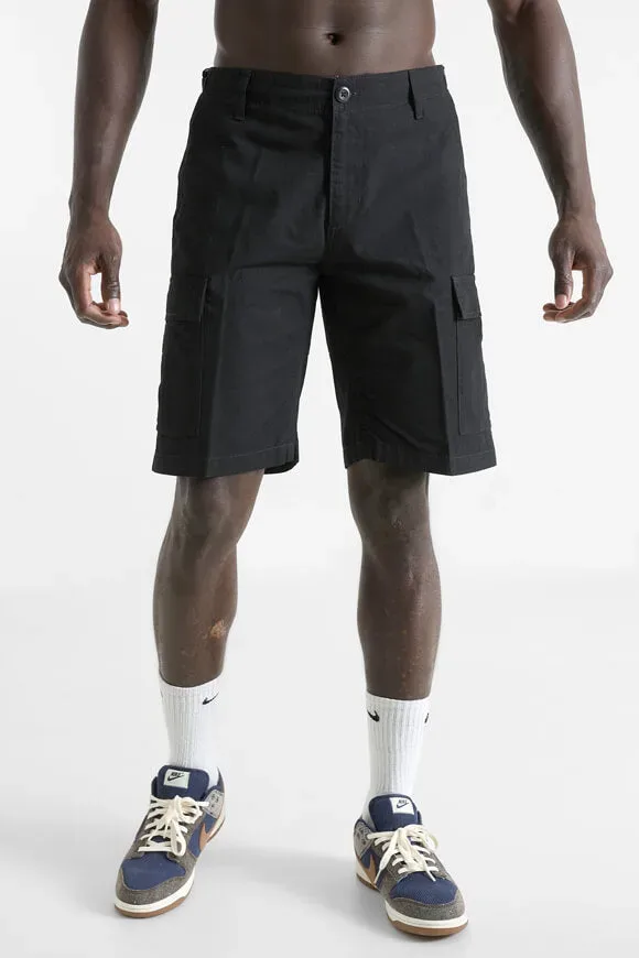 Carhartt WIP Aviation Cargoshorts - Black Rinsed 30 Herren
