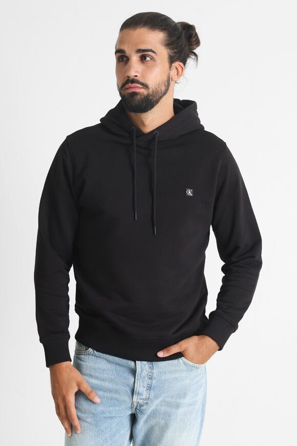 Calvin Klein Jeans Embro Badge Kapuzensweatshirt - Black M Herren