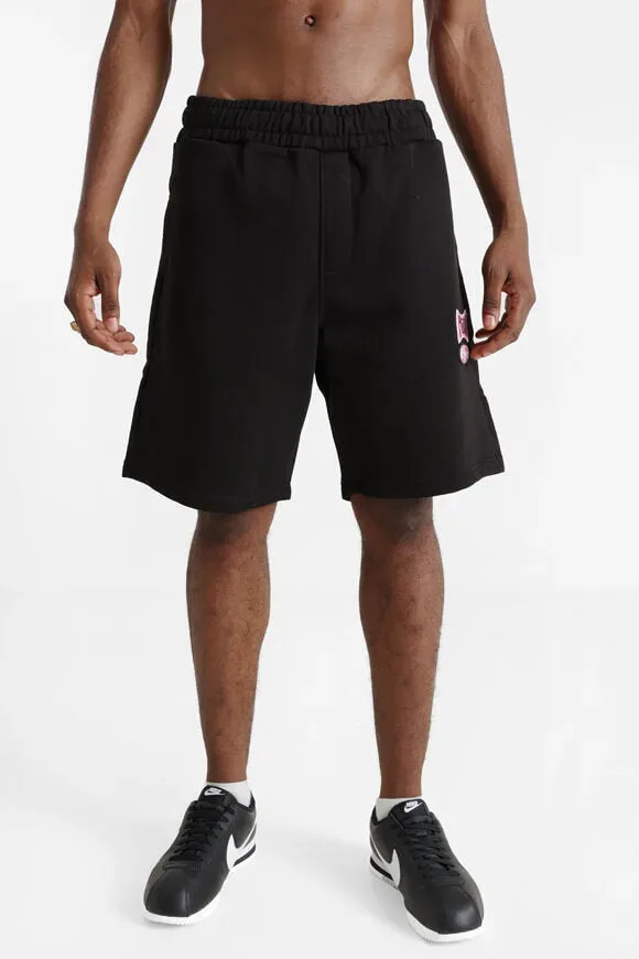 Pegador Keyes Terry Sweatshorts - Washed Black S Herren