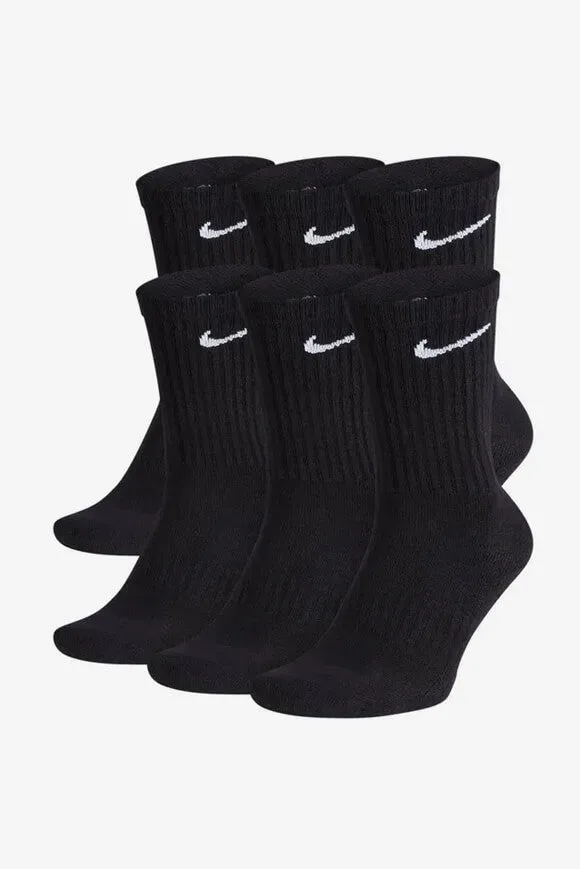 Nike Sechserpack Socken - Black EU34-38