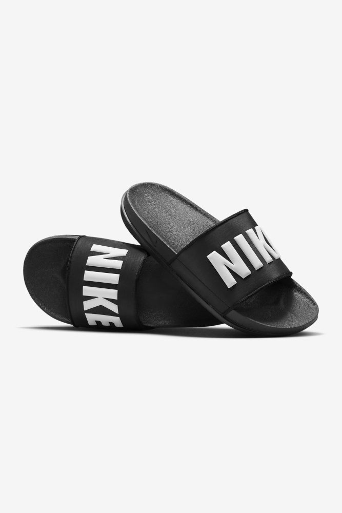 Nike Offcourt Pantoletten - Black + White EU44 Herren