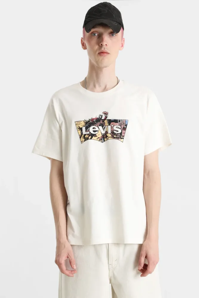 Levi's T-Shirt - Egret L Herren