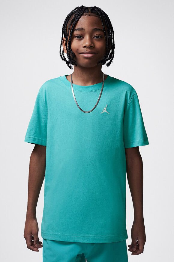 Jordan Jumpman Air Embroidered T-Shirt - Washed Teal S Kids