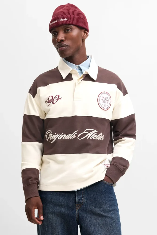 Jack & Jones JORSALAMANCO Sweatshirt - Java M Herren